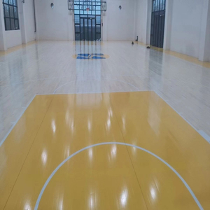 Lantai Lapangan Basket Dalam Ruangan